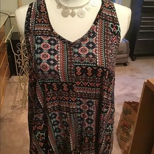 Very Cute Sleeveless Asymmetric Tunic